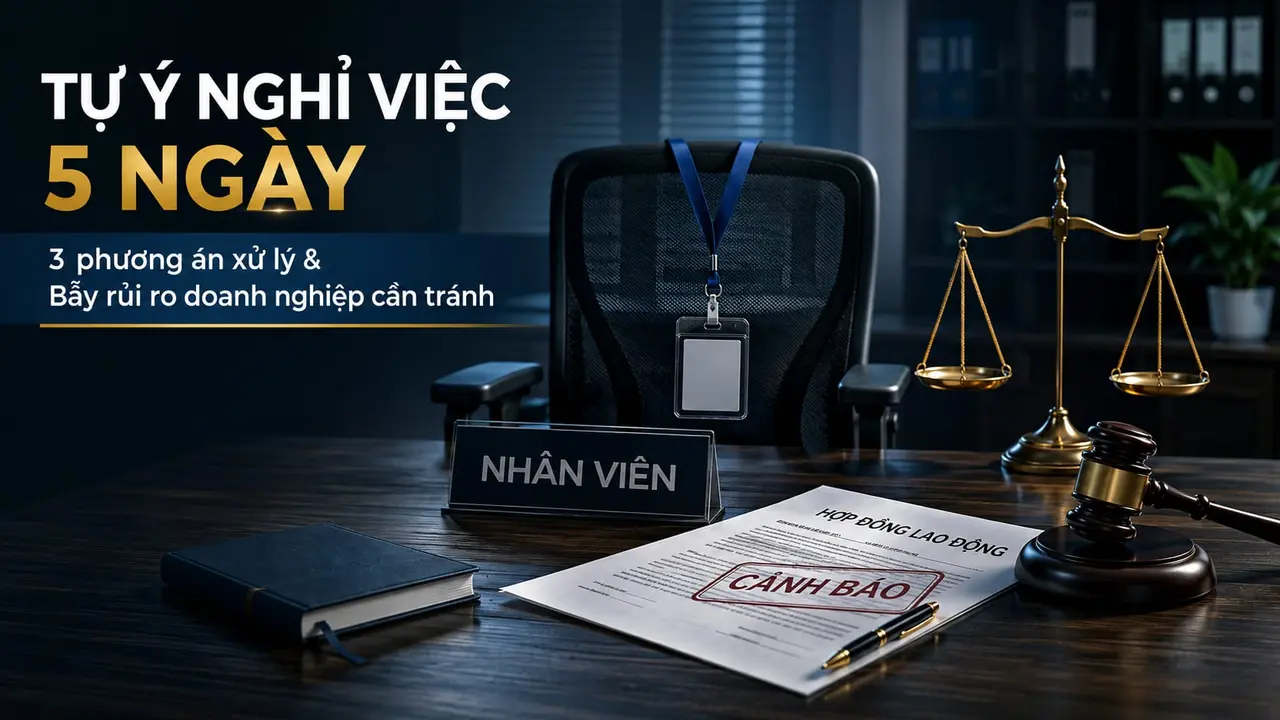Xử lý lao động tự ý nghỉ việc – Cẩn thận kẻo đúng lại thành sai
