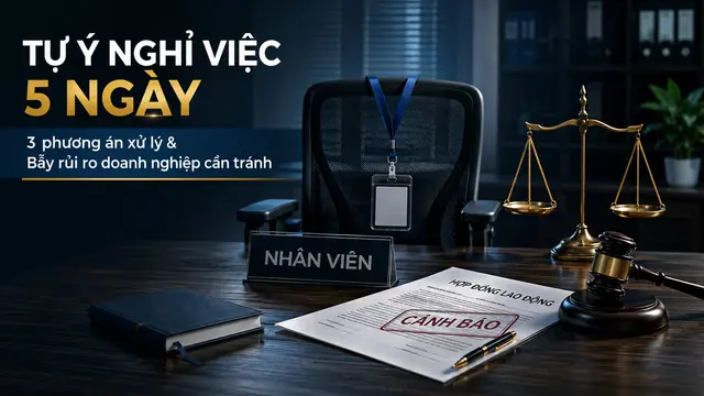 Xử lý lao động tự ý nghỉ việc – Cẩn thận kẻo đúng lại thành sai