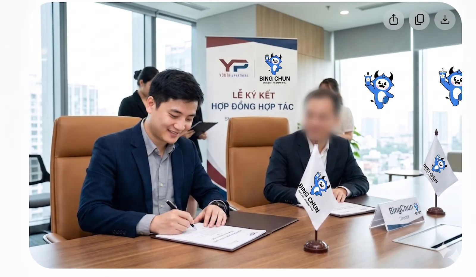 Y&P ký hợp đồng tư vấn  thường xuyên với Bingchun