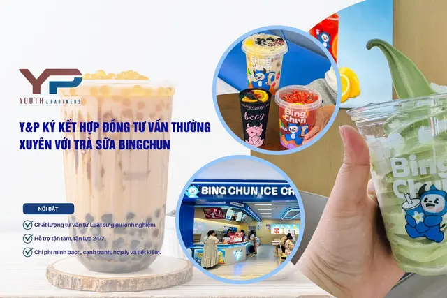 Y&P ký kết hợp đồng tư vấn thường xuyên với Trà sữa Bingchun