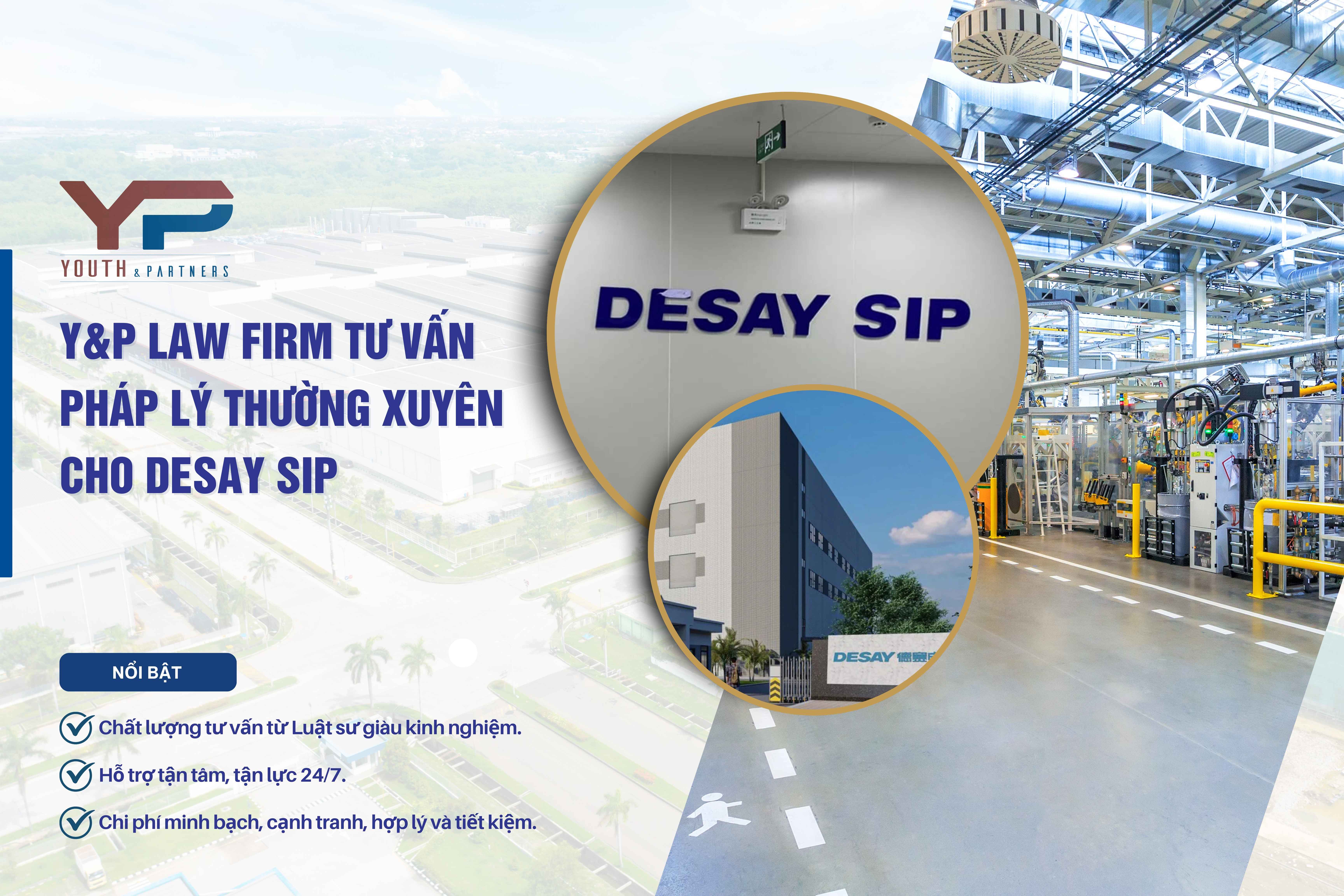 YP Law Firm đồng hành cùng DESAY SIP chuẩn hóa pháp lý, tối ưu quản trị lao động và rủi ro hợp đồng cho nhà máy sản xuất linh kiện điện tử tại Bắc Ninh.